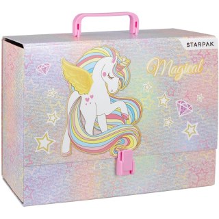 BRIEFCASE WITH HANDLE A4/95MM UNICORN STARPAK 493168