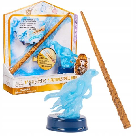 Hermione's wand with Patronus figurine