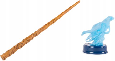 Hermione's wand with Patronus figurine