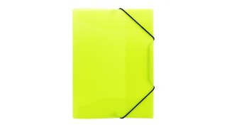 FILE WITH ERASER PP A4 NEON ZOL B-FOL FOL BIURFOL