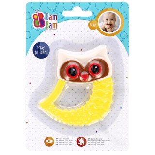 BAM BAM Owl Teether 13X18X2 MIX4 B/C 288/576 BAM BAM