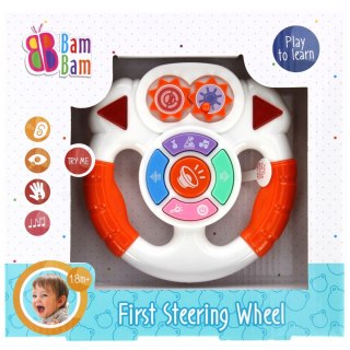 BAM BAM MUSIC STEERING WHEEL B/O 24X23X5 WB 48/96 BAM BAM