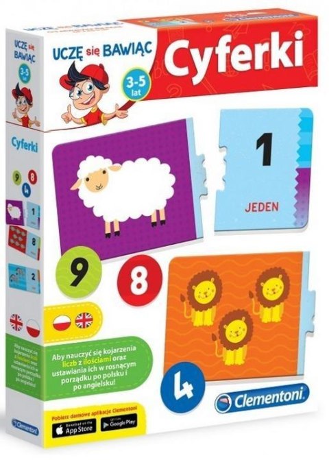 EDUCATIONAL GAME NUMBERS PUD CLEMENTONI 50767 CLM CLEMENTONI