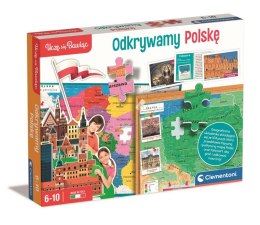 EDUCATIONAL GAME DISCOVER POLAND PUD CLEMENTONI 50776 CLM CLEMENTONI