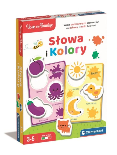 EDUCATIONAL GAME WORDS AND COLORS PUD CLEMENTONI 50760 CLM CLEMENTONI