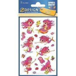 STICKERS 8X16 CM ZWECKFORM MERMAID 56061 ZWECKFORM