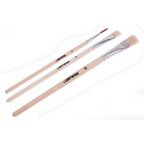 NATURAL BRUSHES 3 PCS. PRIMA ART 275532