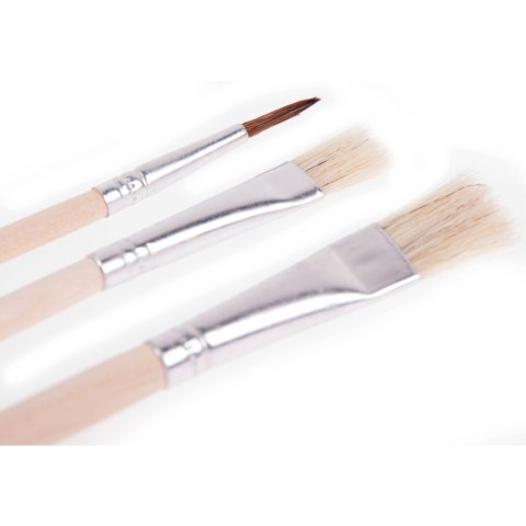 NATURAL BRUSHES 3 PCS. PRIMA ART 275532