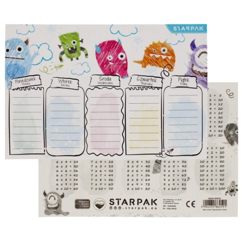 LESSON PLAN MONSTER STARPAK 495016