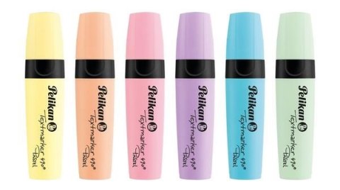 HIGHLIGHTER 6 COLORS PASTEL PELIKAN 817325