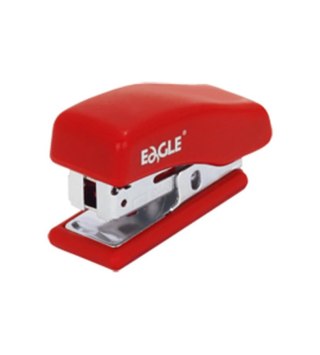 STAPLER EAGLE MINI 868 RED 10 SHEETS