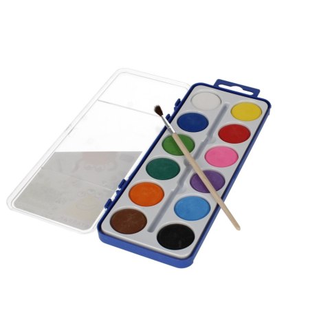 WATERCOLOR PAINTS 12 COLORS WITH A BRUSH MONSTER STARPAK 513804 STARPAK