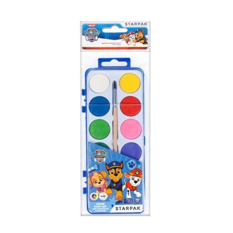 WATERCOLOR PAINTS 12 COLORS PAW PATROL STARPAK 352910