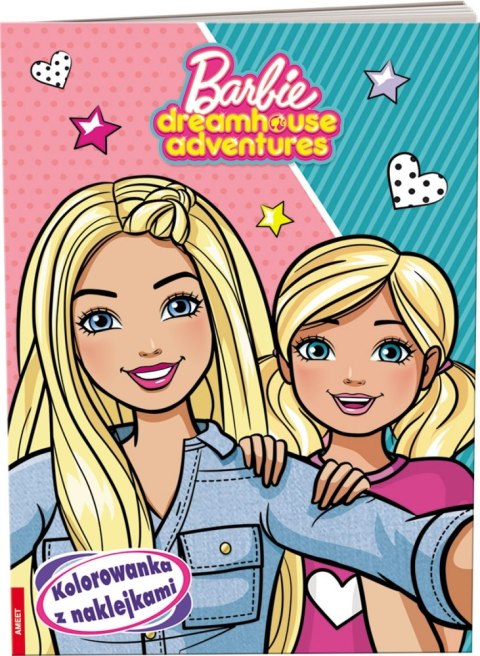 PAINTING BOOK A4 BARBIE DREAMHOUSE STICKERS AM