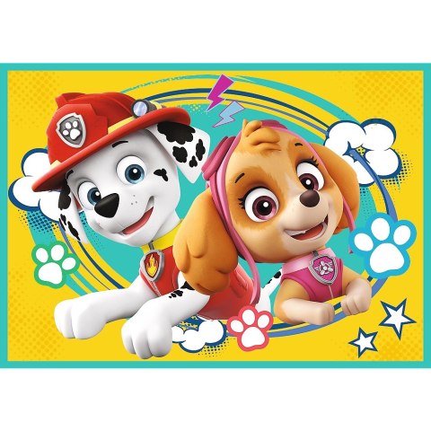 PUZZLE 4IN1 HAPPY TEAM PAW PATROL TREFL 34346