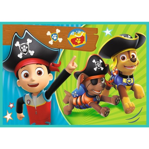 PUZZLE 4IN1 HAPPY TEAM PAW PATROL TREFL 34346