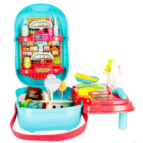 SUPERMARKET WITH ACCESSORIES SUITCASE MEGA CREATIVE 482926