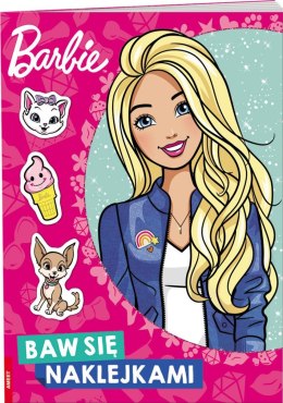 Barbie have fun with stickers