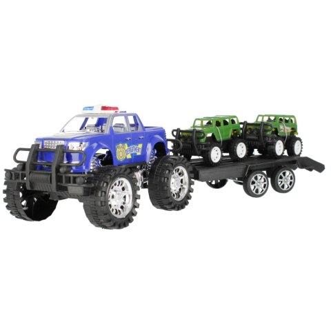 AUTO POLICE TRAILER WITH ACCESSORIES MEGA CREATIVE 481814