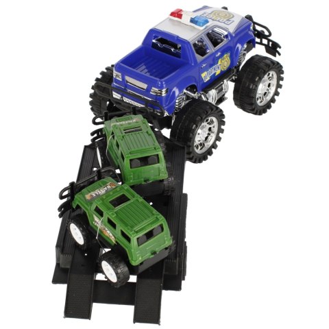 AUTO POLICE TRAILER WITH ACCESSORIES MEGA CREATIVE 481814