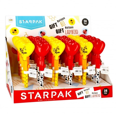 LOCK PEN GIFT BEE/LADYBUG STARPAK 491316