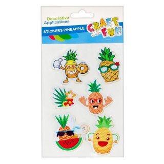 DECORATIVE DESIGN SELF-ADHESIVE EVA PINEAPPLES CRAFT WITH FUN 439346