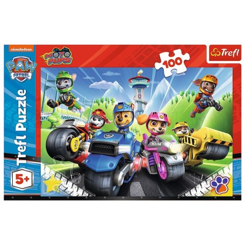 PUZZLE 100 ELEMENTS PAW PATROL ON MOTORCYCLES TREFL 16430 TREF