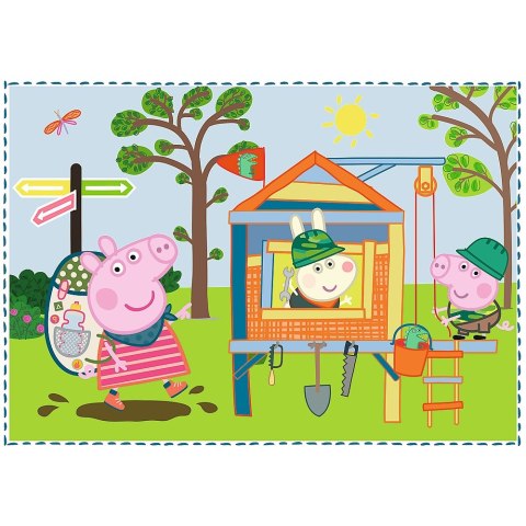 PUZZLE 4IN1 MEMORIES OF PEPPA TREFL 34359