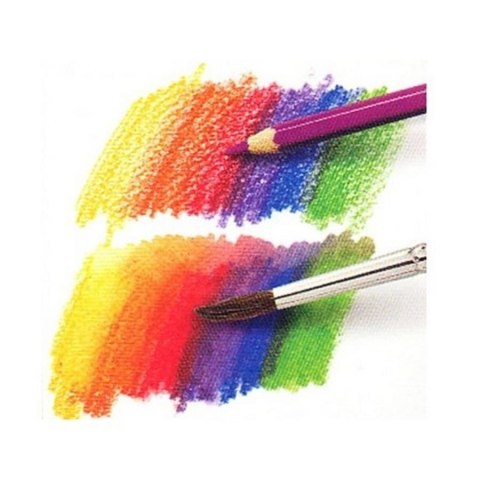 WATERCOLOR PENCILS 12 COLORS BRUSH COLORINO PATIO 33039