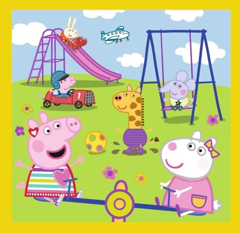 PUZZLE 3IN1 PEPPA TREFL HAPPY DAY 34849 TR