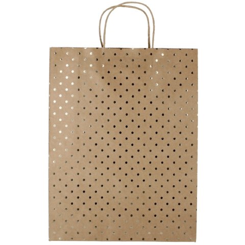 DECORATIVE BAG 30X39 CM KRAFT GOLD PACK OF 5 ARGO PAPER GALLERY 257006 AR ARGO