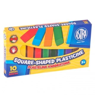 PLASTICIN 10 COLORS SQUARE ASTRA 303115006