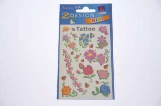 TATTOO 12X7.5 CM TATTOO FLOWERS ZWECKFORM 56691