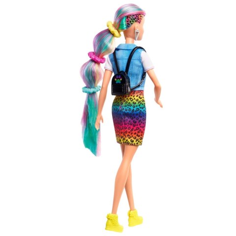 BRB COLORFUL LEOPARD HAIRSTYLE DOLL GRN81 WB6W