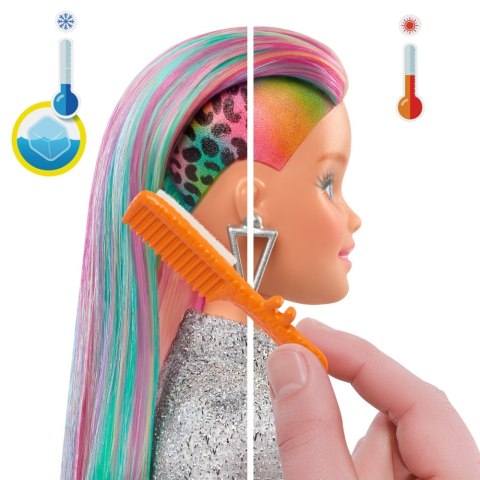 BRB COLORFUL LEOPARD HAIRSTYLE DOLL GRN81 WB6W