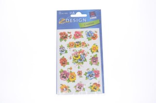 STICKERS 8X16CM FLOWERS ZWECKFORM 04398