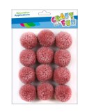 DECORATIVE WOOL POMPON CORAL CRAFT WITH FUN 463934