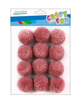 DECORATIVE WOOL POMPON CORAL CRAFT WITH FUN 463934