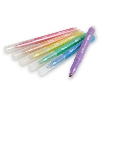 PENS 6KOL GLITTER PASTEL COLORINO PUD PATIO 85265PTR