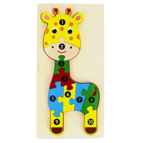 Jigsaw Puzzle WOODEN GIRAFFE 10 PIECES MEGA CREATIVE 474357