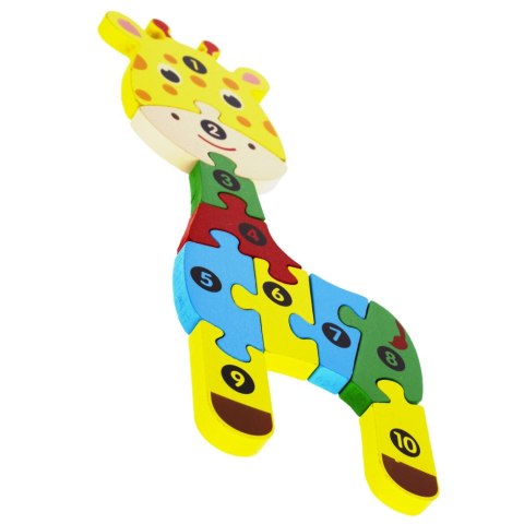 Jigsaw Puzzle WOODEN GIRAFFE 10 PIECES MEGA CREATIVE 474357