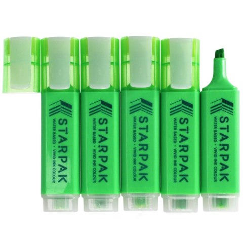 HIGHLIGHTER GREEN 10 PCS STARPAK 230983