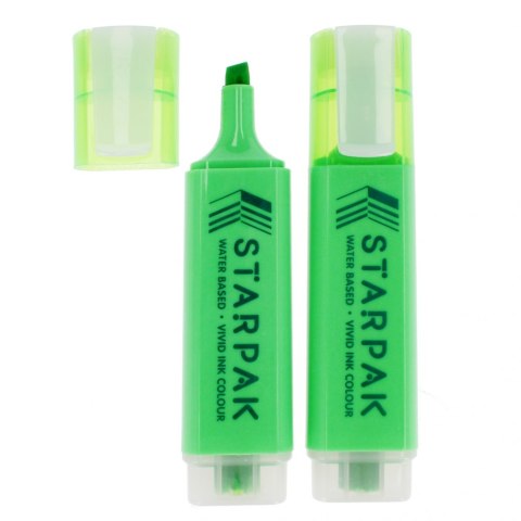 HIGHLIGHTER GREEN 10 PCS STARPAK 230983