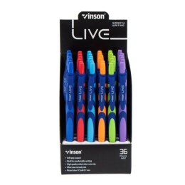 Automatic Oil Pen - Vinson Live 406182 - 0,7mm Blue Cartridge