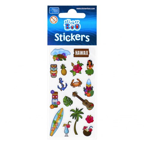 STICKERS 6X18CM WORLD TRAVEL 2 STICKER BOO 489561