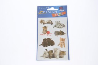 STICKERS 8X16 CM CATS ZWECKFORM 55971