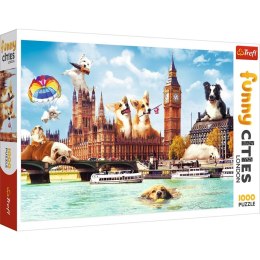 PUZZLE 1000 PIECES DOGS IN LONDON TREFL 10596 TR