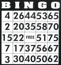 Bingo - black game set (HG)