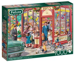 1000 piece puzzles FALCON Toy shop on the corner of the street