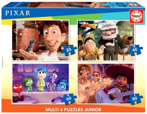 Puzzle 20 pieces + 40 pieces + 60 pieces + 80 pieces Fairy Tale Heroes (Disney/Pixar)